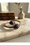 Lapis Lazuli Natural Stone Embellished Copper Bracelet and Ring Set