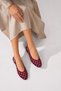 Isabella Polka Dot Women's Ballerinas Slingback Daily Stylish Ballerinas White Black - 2