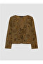 Lcw Everydayv Collared Patterned Tie-Up Blouse - 8