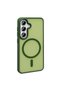 Galaxy S24 Case Magsafe Supported Camera Raised Silicone Matte Anti-Fingerprint Tkng - 5