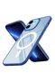 iPhone 12 Case Magsafe Transparent Back Face Camera Raised Silicone Brsa - 5