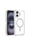 iPhone 16 Case Stony Glittery Magsafe Camera Raised Silicone Senk