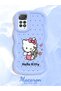 Redmi Note 11 Pro 4g Compatible Case Camera Protector Blue Silicone Couple Phone Case Kitty Pattern - 2