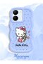 Vivo Y36 5g Compatible Case Camera Protector Blue Silicone Couple Phone Case Kitty Pattern - 2