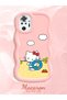 Redmi Note 10 Pro Compatible Case Camera Protector Pink Silicone Couple Phone Case Kitty Pattern - 2