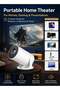 Mini Portable Projector 4K Supported | WiFi 6 Bluetooth 5.2 Android 11 | Native 1080P Full HD Home Theater - 4