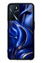 Oppo A16 Royal Sapphire Flow Design Glossy Phone Case