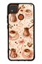 Xiaomi Redmi 9C Glossy Phone Case with Blush Coffee Bow Design