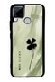 Realme C15 Glossy Phone Case with Sage Lucky Clover Design