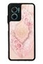 Xiaomi Redmi Note 11E Glossy Phone Case with Blush Ottoman Rose Design