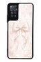 Xiaomi Redmi Note 11 Pro Glossy Phone Case with Blush Pearl Bow Design
