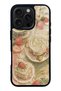 iPhone 16 Pro Glossy Phone Case with Sage Strawberry Matcha Design