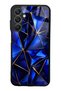 Samsung A25 Glossy Phone Case with Sapphire Crystal Edge Design