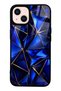 iPhone 13 Glossy Phone Case with Sapphire Crystal Edge Design