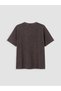Vizyon New Season Brown Printed Women's T-Shirt - 6