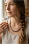 Handmade Hematite Natural Stone Special Design Necklace - 2