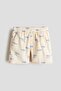 Cotton muslin shorts