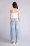 Barrel Fit High Waist Ankle-Tapered Loose Leg Jean Pants G8315Ax26Sm - 5