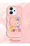 Oppo Reno 14F Compatible Case Camera Protector Pink Silicone Couple Phone Case Kitty Pattern - 2
