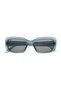 Rectangle Unisex Sunglass, Blue - 4