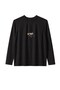 Women's Long Sleeve T-Shirt Coffee Ritual Printed Black – Stretchy Fabric, Comfortable Fit, Crew Neck - 6