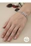 Vip Silver Color Sparkling Cut Chain Model Xuping Steel Bracelet, Non-Tarnishing Steel Bracelet 20 cm - 3