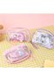 Kawaii Transparent Cosmetic Pouch Set – Cute Cartoon Makeup Bag with Zipper & Wrist Strap - 2