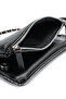 Folding Cover Chain Portfolio Women's Crossbody Bag Hamah Black - 5