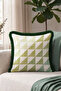 Decorative Mosaic Fringed Pillowcase with Geometric Design-Nordic Black Tassel Throw Pillow Cover - 5
