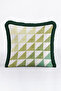 Decorative Mosaic Fringed Pillowcase with Geometric Design-Nordic Black Tassel Throw Pillow Cover - 2