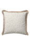 Elegant Fringed Pillowcase with Botanical Leaf Motif - Natural Branch Motif Mink Tassel Throw Pillow Cover - 5