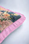 Floral Bird Far East Patterned Fringed Pillowcase - Landscape Bohemian Pink Tassel Throw Pillow Cover - 8