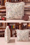 Floral and Bird Spring Fringed Pillowcase - Soft Colorful Cream Powder Mink Tassel Throw Pillow Cover - 2