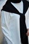 Women's Shoulder Scarf Detailed Suit Black - 5