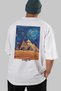 Pyramids Egypt White Oversize Country City Back Printed Unisex T-Shirt 100% Cotton Premium - 6