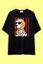 Funny Mood Animals T-Shirt |   Unisex 100% Cotton Black & White Animal Print Special Design Tee