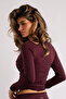 Seamless Sportswear Fabric Tied Bolero - 5