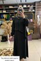 طقم تنورة مع ياقة مرصعة بالأحجار - 2