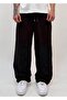 Geisha Embroidered Adjustable Leg Baggy Sweatpants - 2
