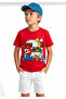 Super Mario Printed Kids Cotton T-Shirt