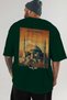 Istanbul Turkey 4 Green Oversize Country City Back Printed Unisex T-Shirt 100% Cotton Premium - 6