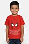 Toddlers Boy Short Sleeve Spiderman Graphic Print T-Shirt, Red