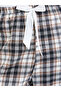 Black Plaid Straight Pyjama - 3