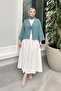 Rope Laced Kimono 2362 - Mint Green - 2
