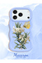 iPhone 17 Pro Max Compatible Case with Camera Protector Blue Silicone Couple Phone Case Butterfly Pattern - 2