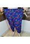 Custom Made Model Women's Shalwar, 100% Cotton Viscose, Floral Pattern, Comfortable Cut, Net Women's Shalwar, Size 36, Size 48 - 7