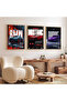 BMW Mustang Viper Posters 40x60 cm With Outer Frame Set of 3