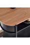 CORTEZ CONSOLE TABLE MELAMINE - NATURAL BLACK - 3