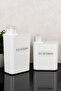 Set of 2 Self-Scale Detergent Boxes with Labels 3000 ml - 2200 ml Powder Detergent Liquid Detergent Label Scale Lid Detergent Container - 4