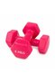 Vinyl Dumbbell 4 KG Pair – Anti-Slip Vinyl Coated Hand Weights for Home Gym, Strength Training & Fitness – Pack of 2